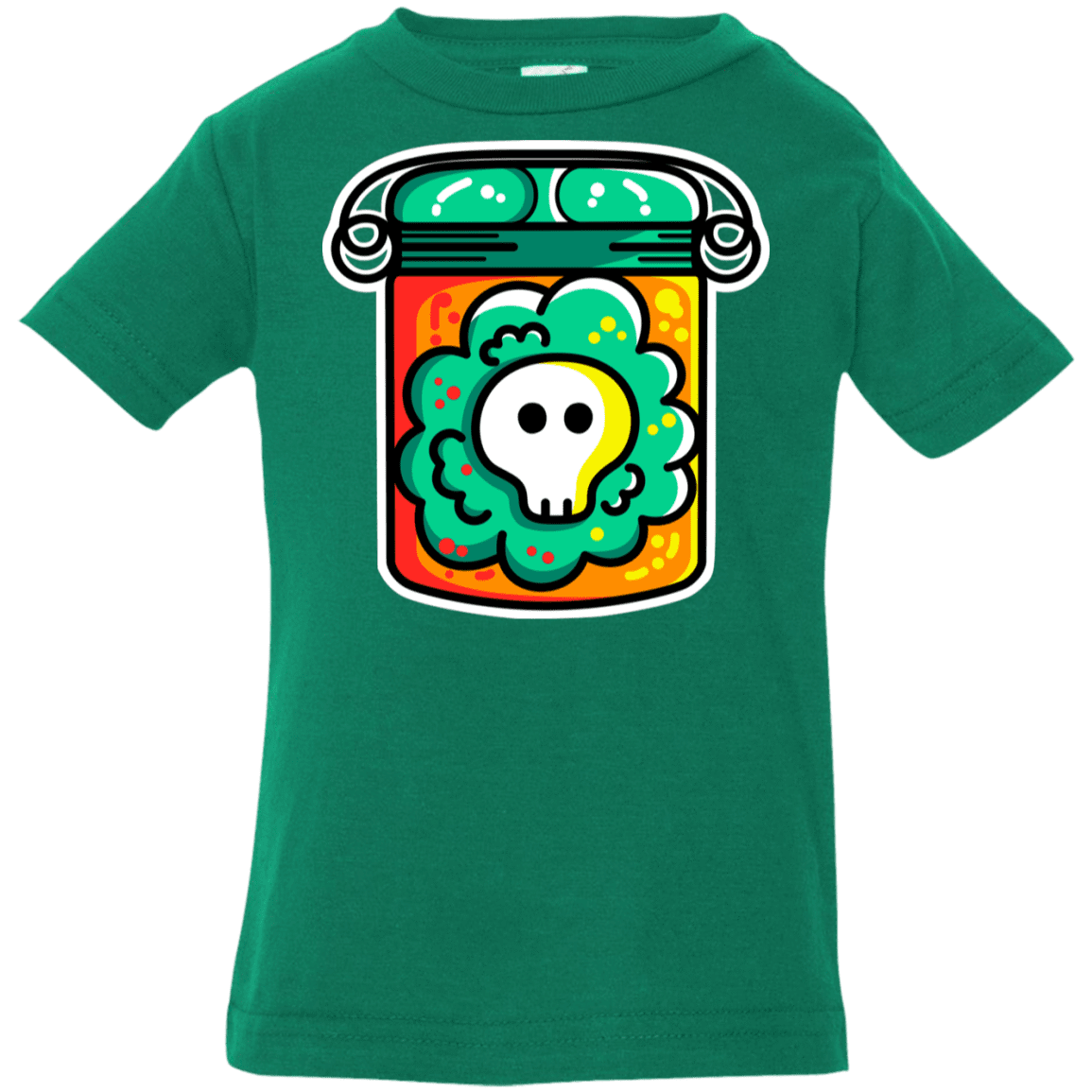 T-Shirts Kelly / 6 Months Cute Skull In A Jar Infant Premium T-Shirt