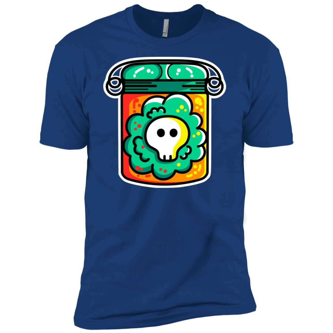 T-Shirts Royal / X-Small Cute Skull In A Jar Men's Premium T-Shirt