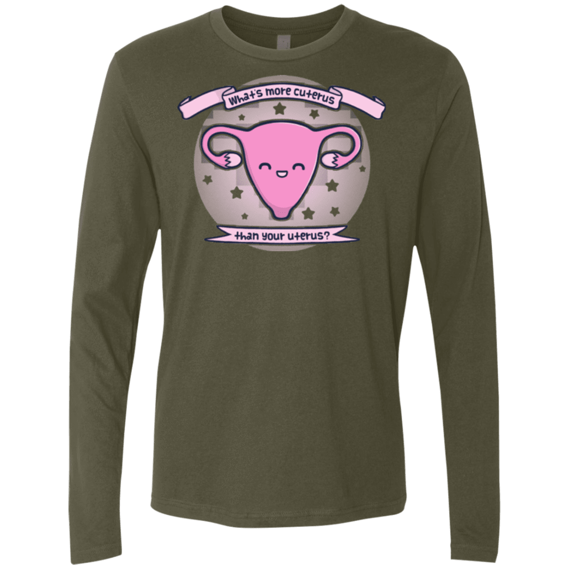 T-Shirts Military Green / Small Cuterus Men's Premium Long Sleeve