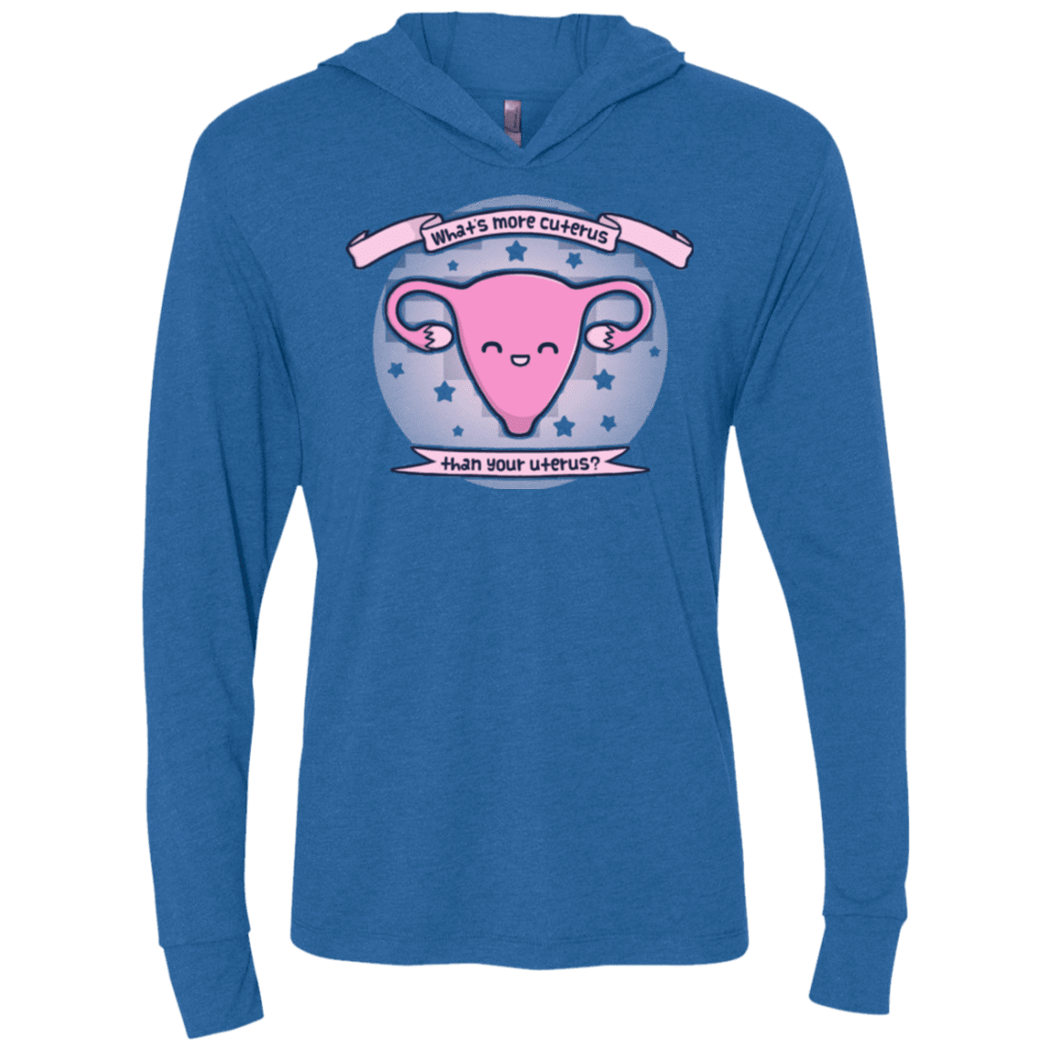 T-Shirts Vintage Royal / X-Small Cuterus Triblend Long Sleeve Hoodie Tee