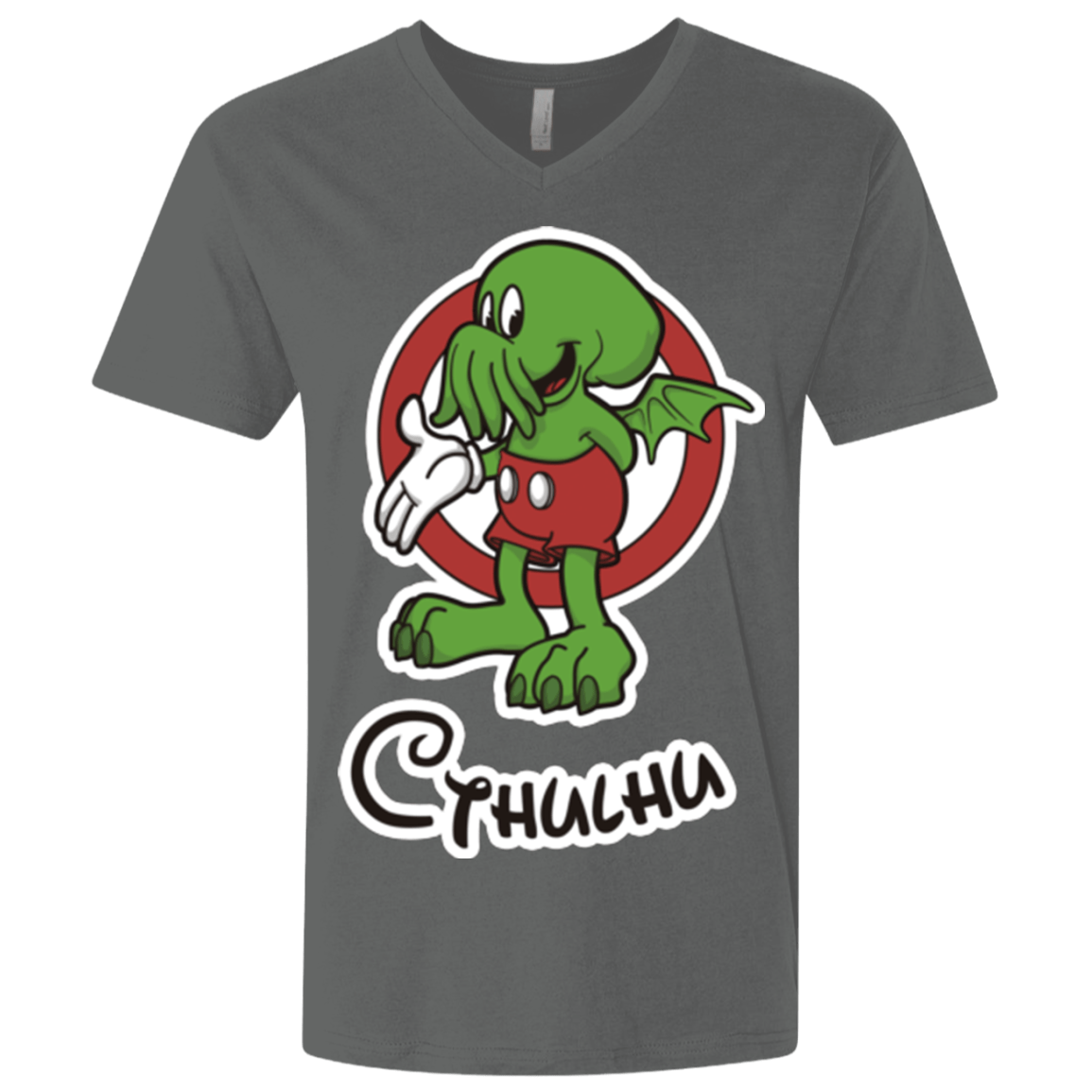 T-Shirts Heavy Metal / X-Small Cutethulhu Men's Premium V-Neck