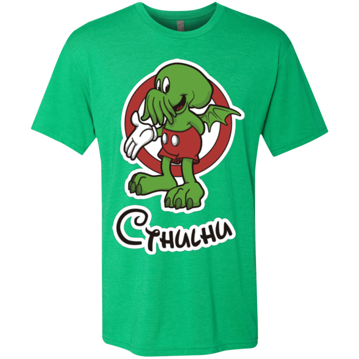 T-Shirts Envy / Small Cutethulhu Men's Triblend T-Shirt