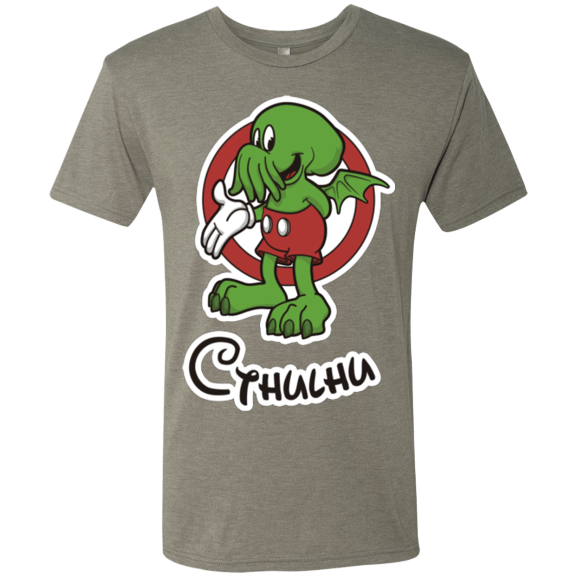 T-Shirts Venetian Grey / Small Cutethulhu Men's Triblend T-Shirt