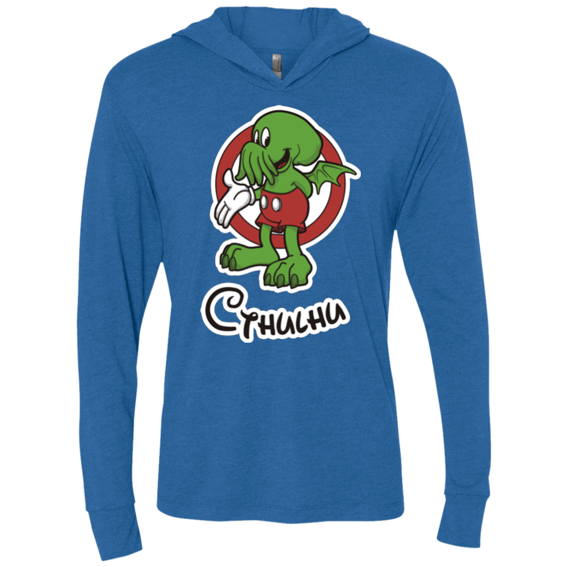 T-Shirts Vintage Royal / X-Small Cutethulhu Triblend Long Sleeve Hoodie Tee