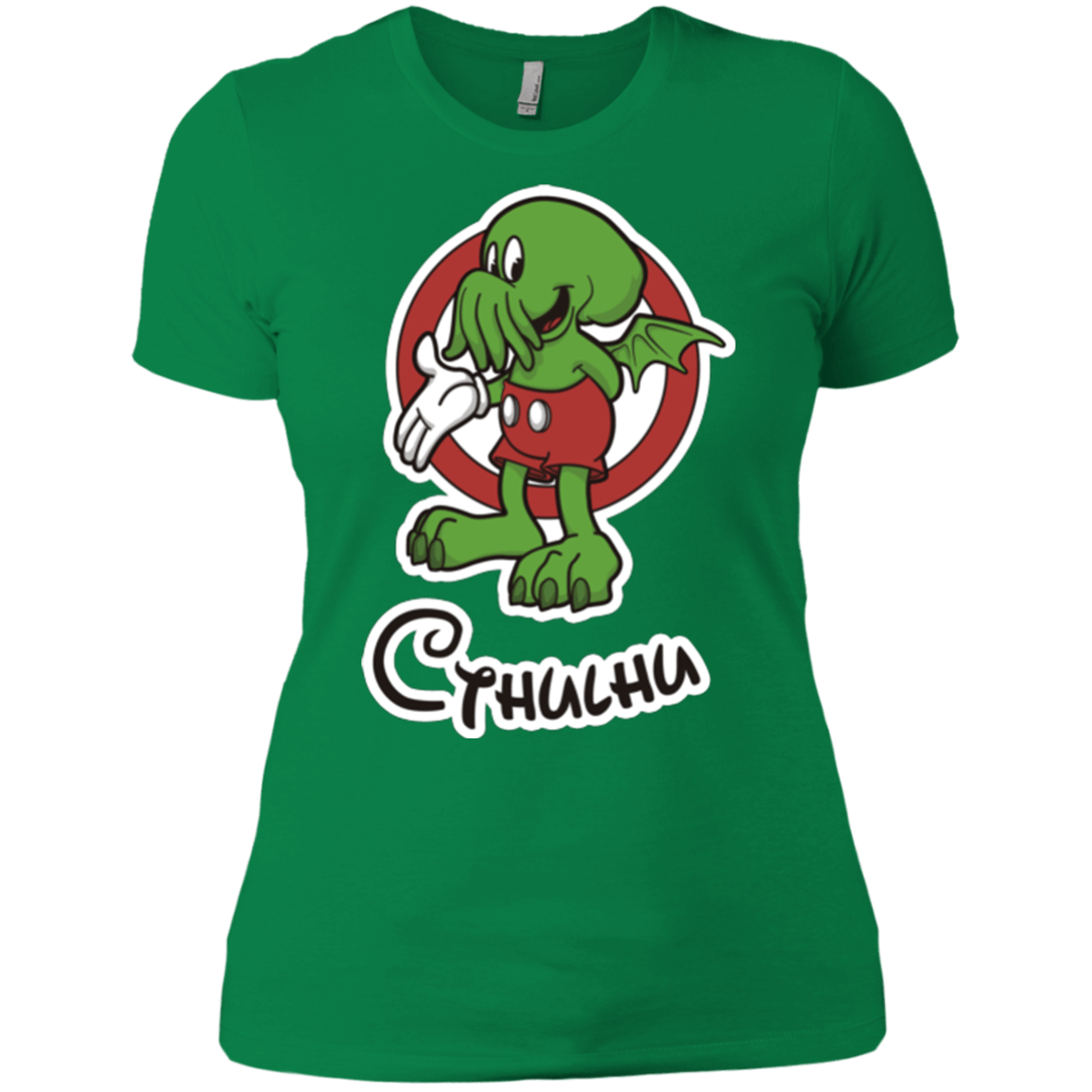 T-Shirts Kelly Green / X-Small Cutethulhu Women's Premium T-Shirt
