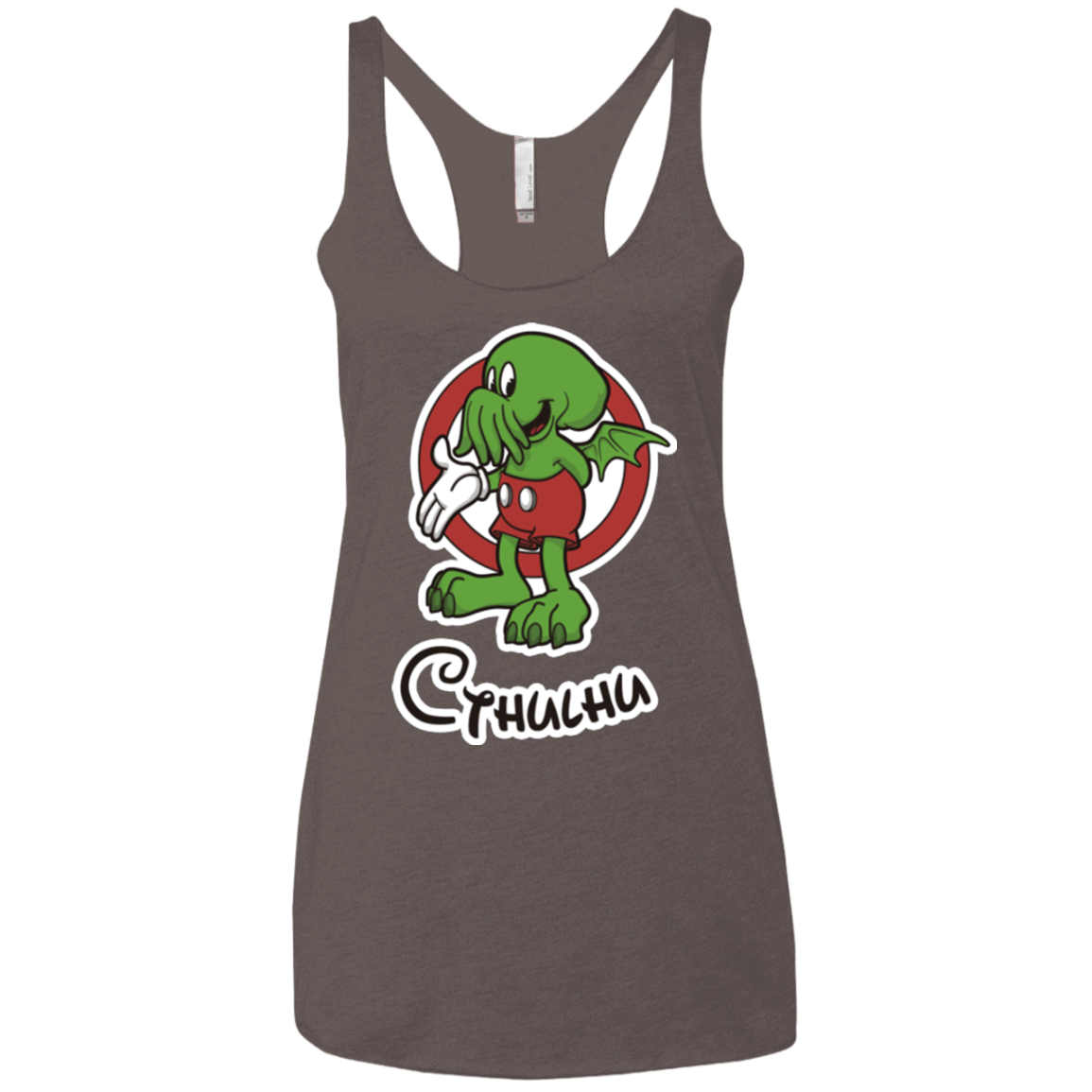 T-Shirts Macchiato / X-Small Cutethulhu Women's Triblend Racerback Tank