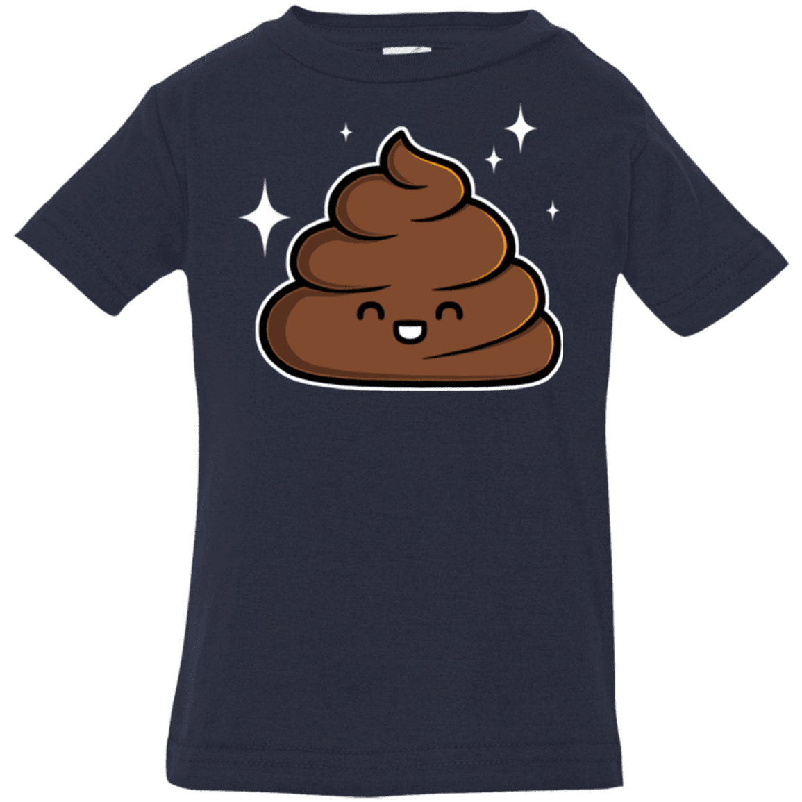 T-Shirts Navy / 6 Months Cutie Poop Infant Premium T-Shirt