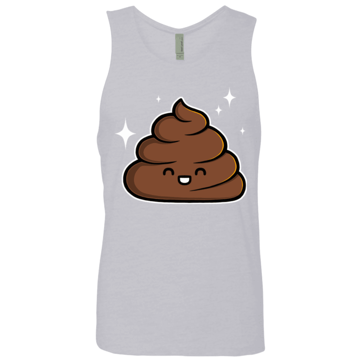 T-Shirts Heather Grey / Small Cutie Poop Men's Premium Tank Top