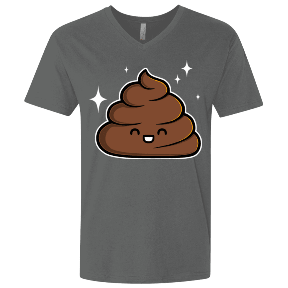 T-Shirts Heavy Metal / X-Small Cutie Poop Men's Premium V-Neck