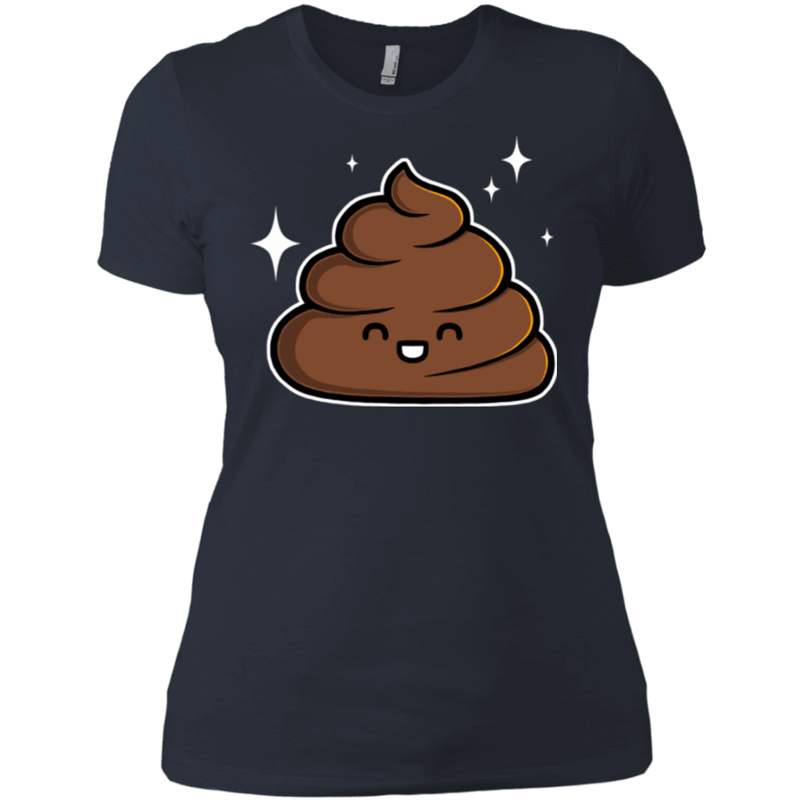 T-Shirts Indigo / X-Small Cutie Poop Women's Premium T-Shirt