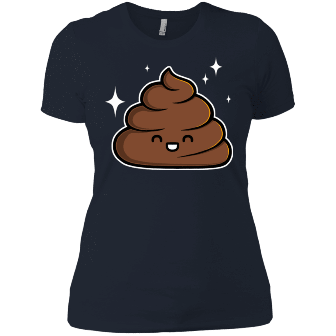 T-Shirts Midnight Navy / X-Small Cutie Poop Women's Premium T-Shirt