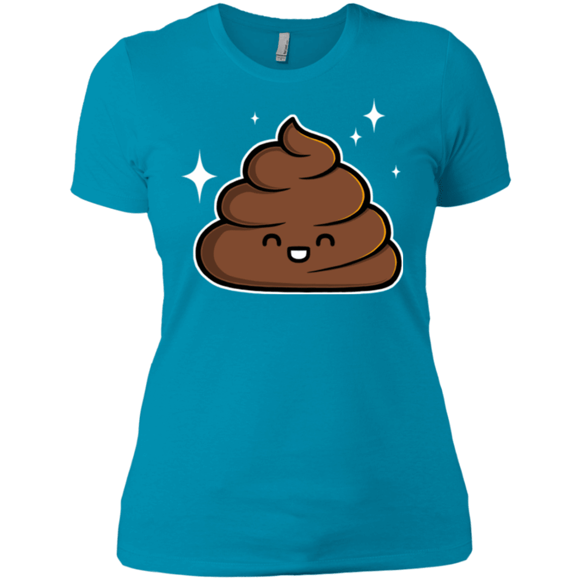 T-Shirts Turquoise / X-Small Cutie Poop Women's Premium T-Shirt
