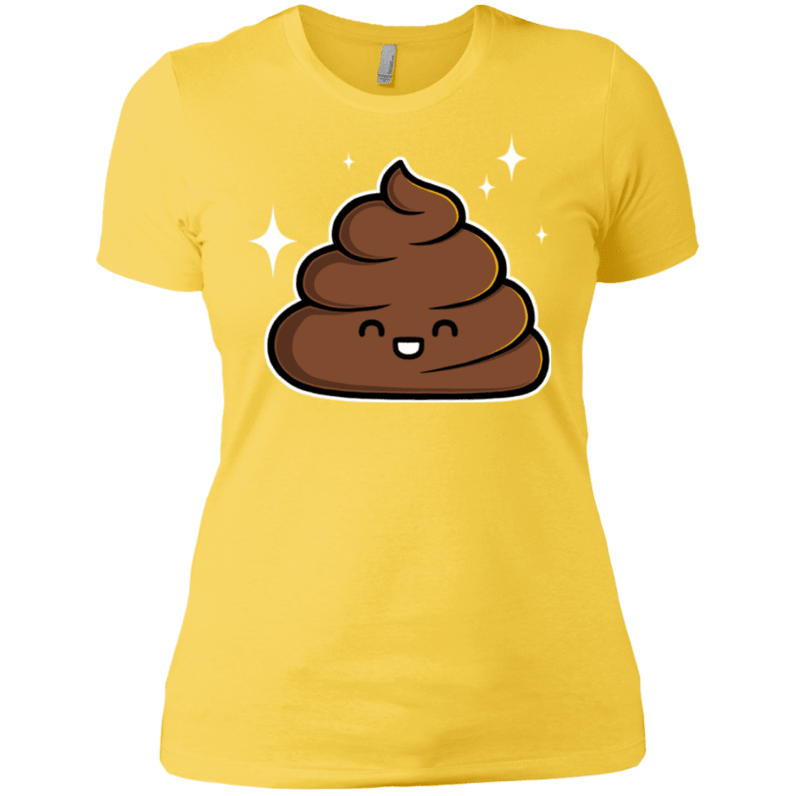 T-Shirts Vibrant Yellow / X-Small Cutie Poop Women's Premium T-Shirt