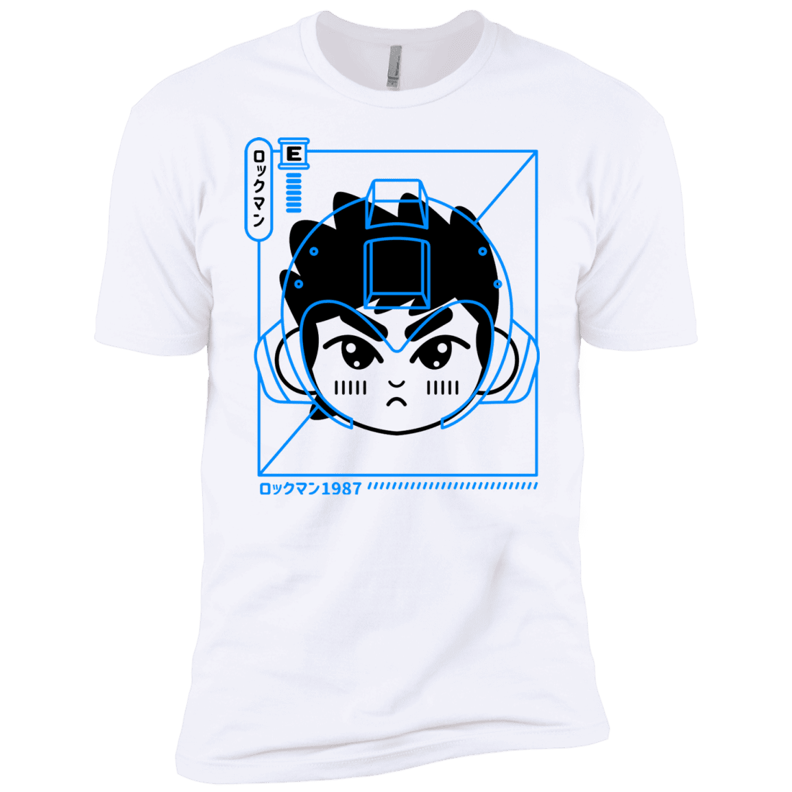 T-Shirts White / YXS Cyber Helmet Rokkuman Boys Premium T-Shirt