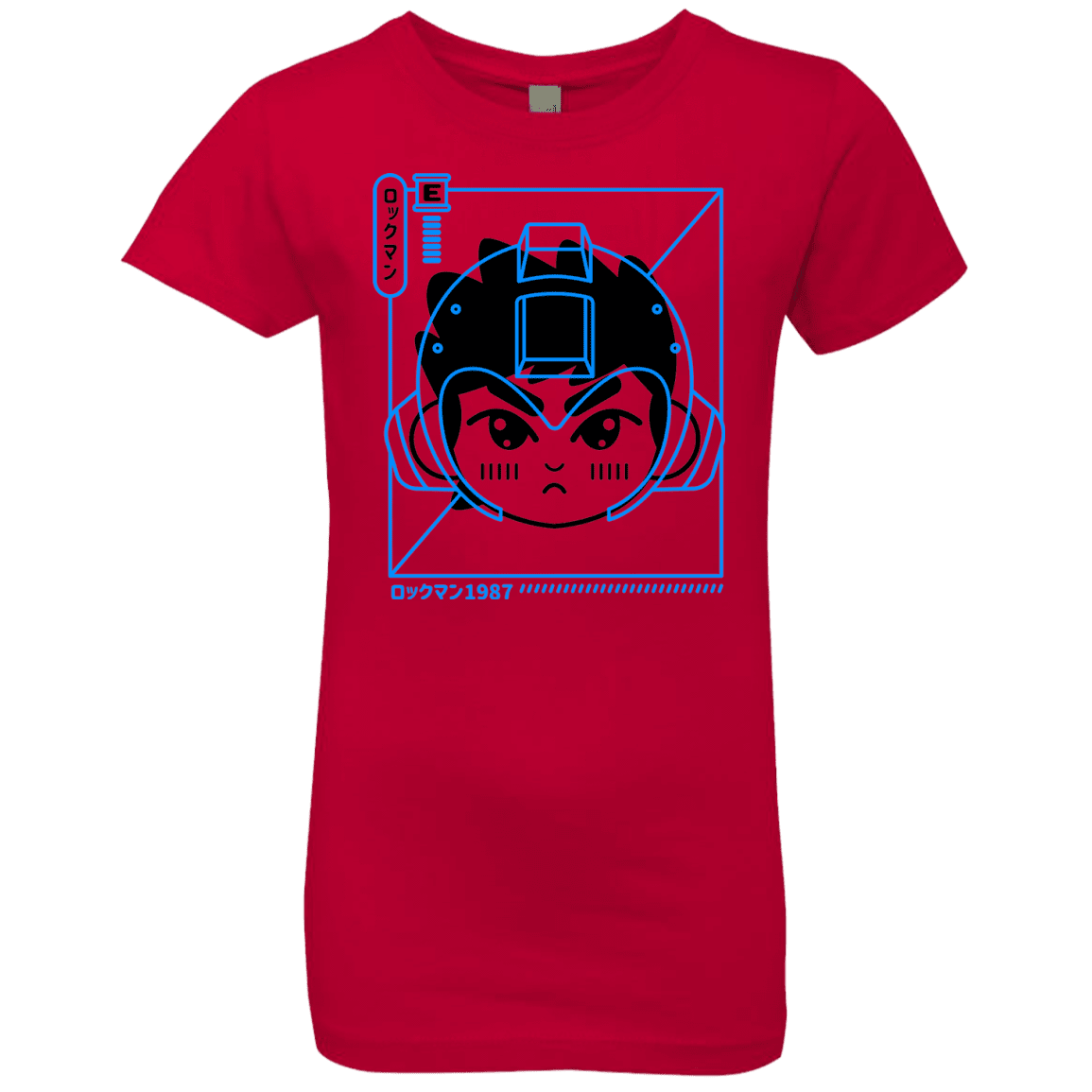 T-Shirts Red / YXS Cyber Helmet Rokkuman Girls Premium T-Shirt