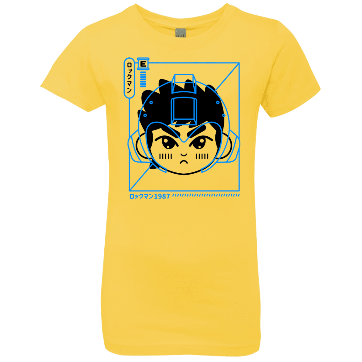 T-Shirts Vibrant Yellow / YXS Cyber Helmet Rokkuman Girls Premium T-Shirt