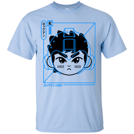 T-Shirts Light Blue / S Cyber Helmet Rokkuman T-Shirt