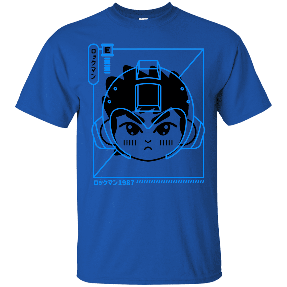 T-Shirts Royal / S Cyber Helmet Rokkuman T-Shirt