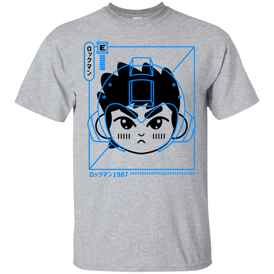 T-Shirts Sport Grey / S Cyber Helmet Rokkuman T-Shirt