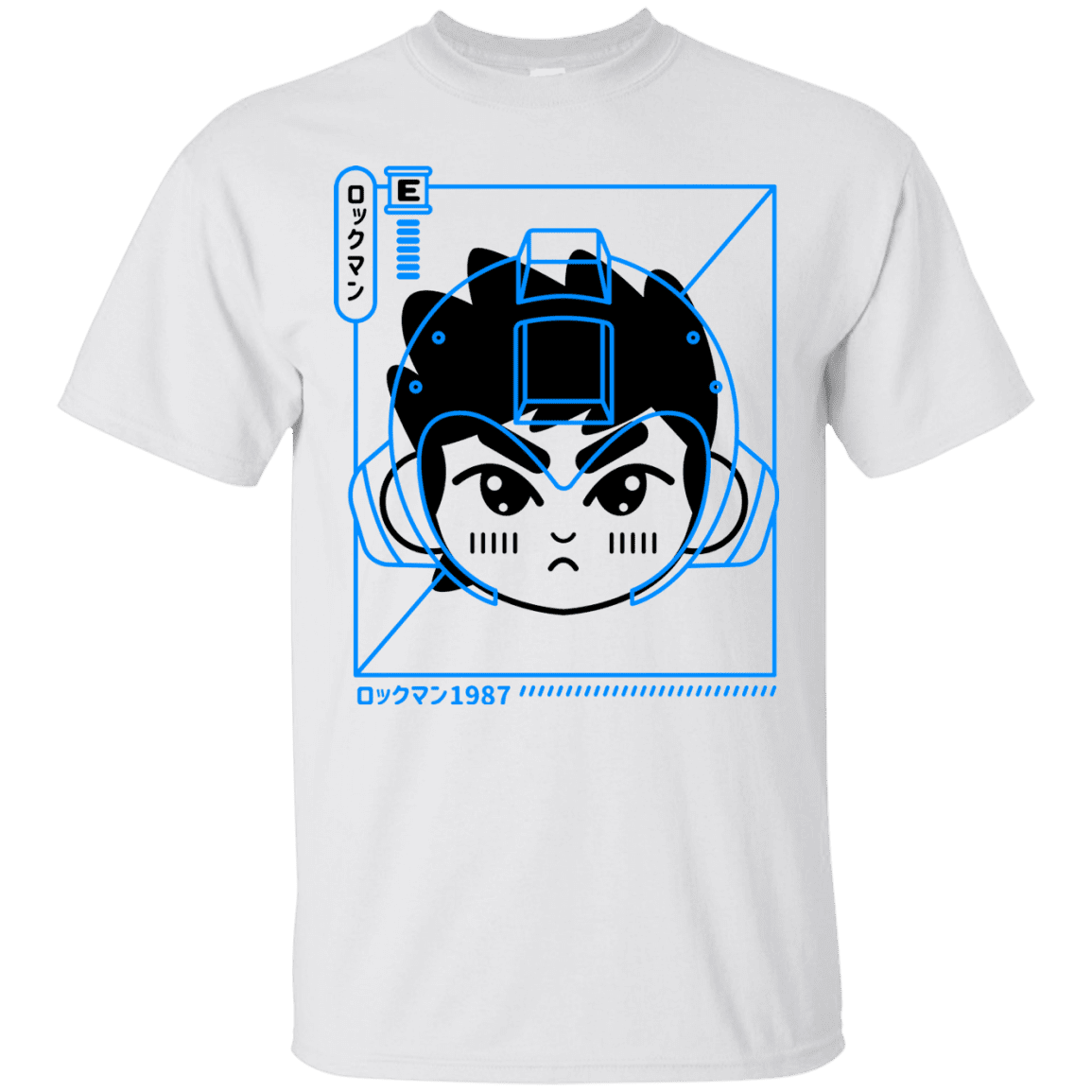 T-Shirts White / S Cyber Helmet Rokkuman T-Shirt
