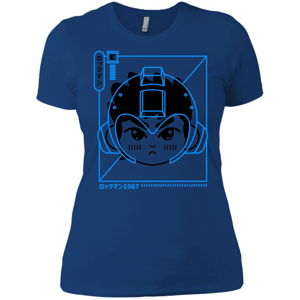 T-Shirts Royal / X-Small Cyber Helmet Rokkuman Women's Premium T-Shirt