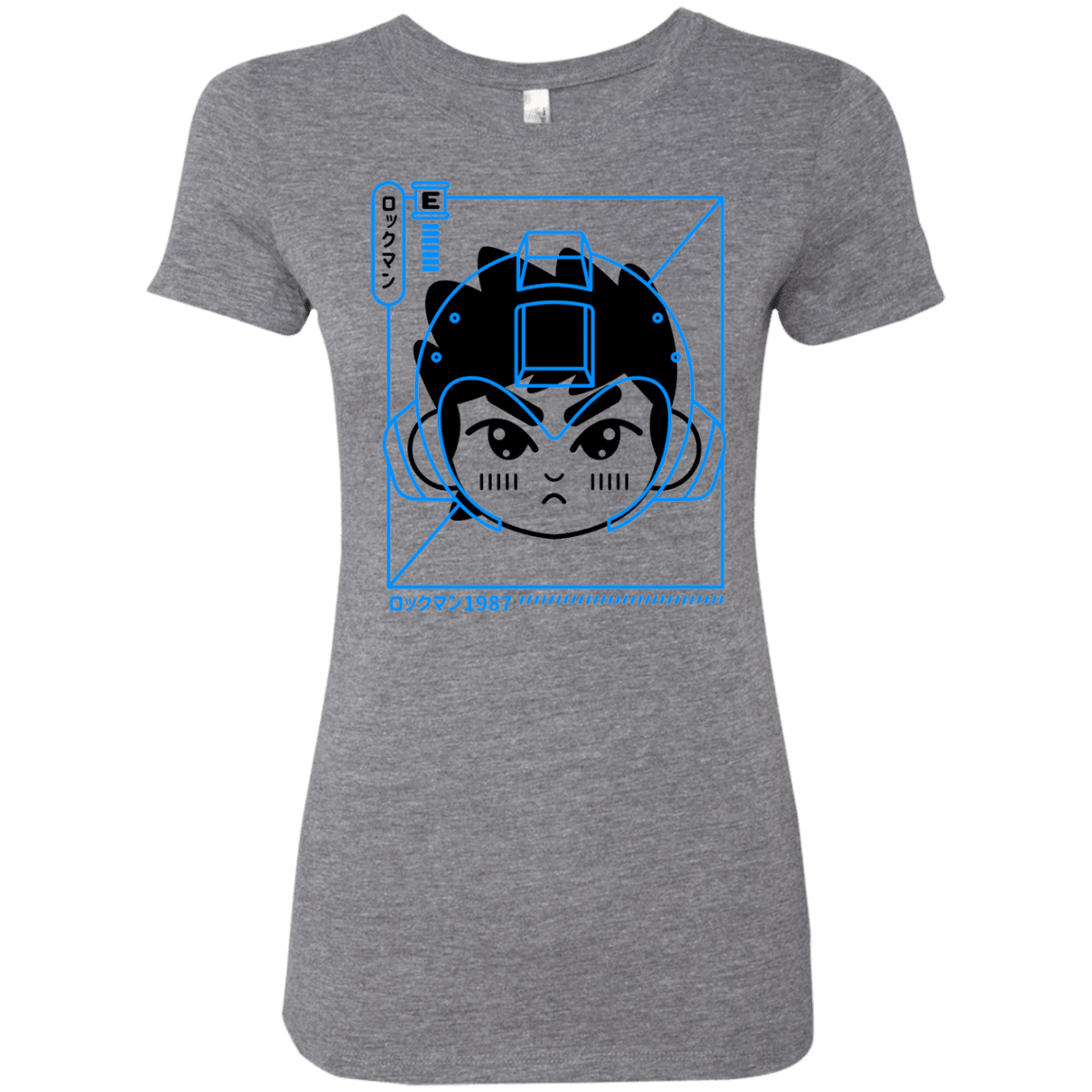 T-Shirts Premium Heather / S Cyber Helmet Rokkuman Women's Triblend T-Shirt