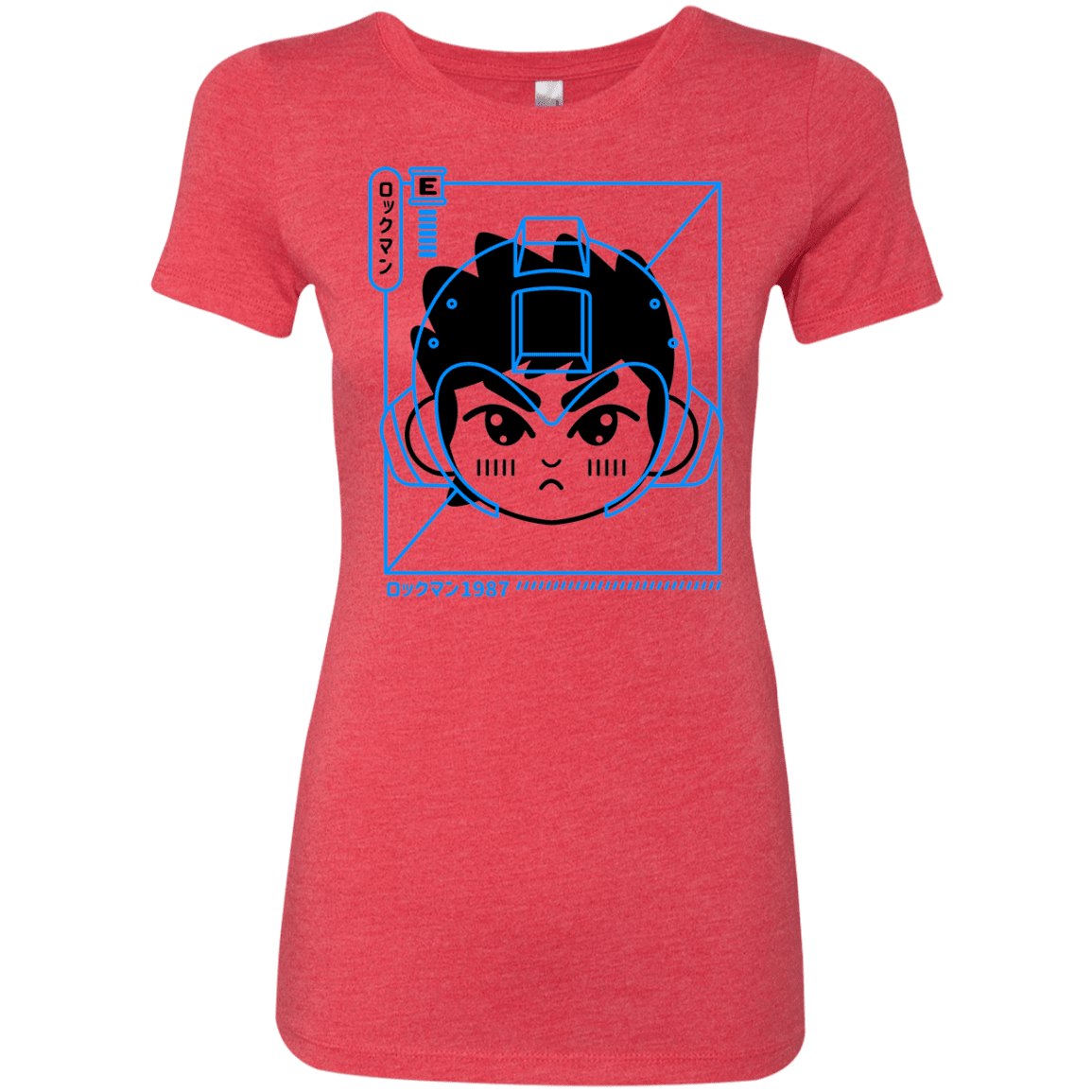 T-Shirts Vintage Red / S Cyber Helmet Rokkuman Women's Triblend T-Shirt