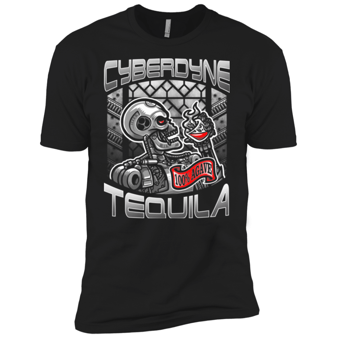 T-Shirts Black / YXS Cyberdyne Whiskey Boys Premium T-Shirt