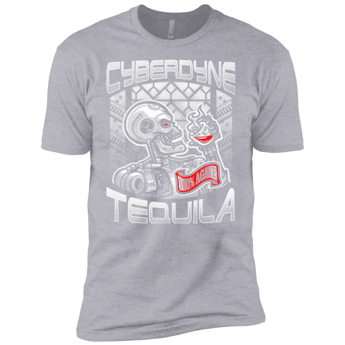 T-Shirts Heather Grey / YXS Cyberdyne Whiskey Boys Premium T-Shirt