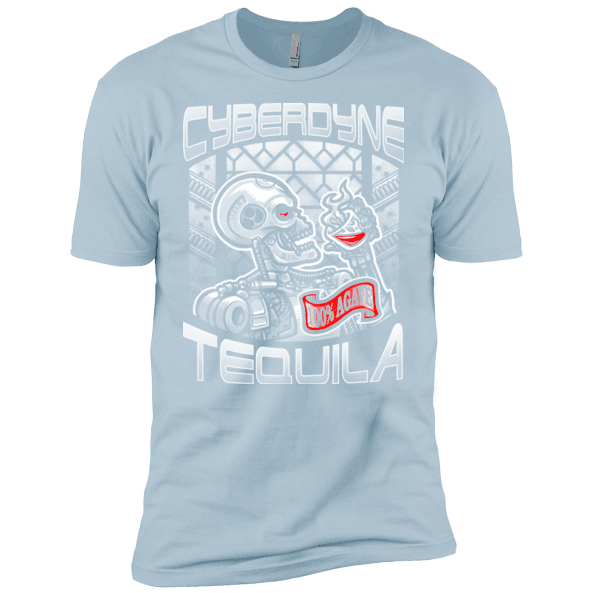 T-Shirts Light Blue / YXS Cyberdyne Whiskey Boys Premium T-Shirt