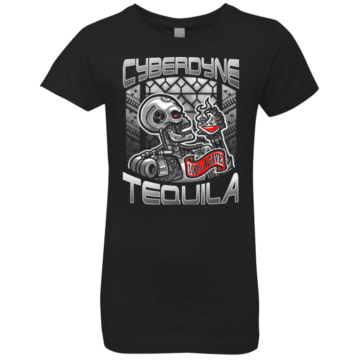 T-Shirts Black / YXS Cyberdyne Whiskey Girls Premium T-Shirt