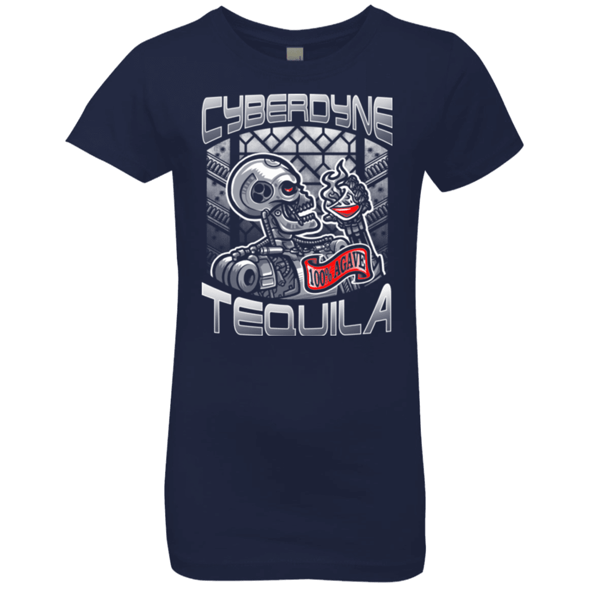 T-Shirts Midnight Navy / YXS Cyberdyne Whiskey Girls Premium T-Shirt