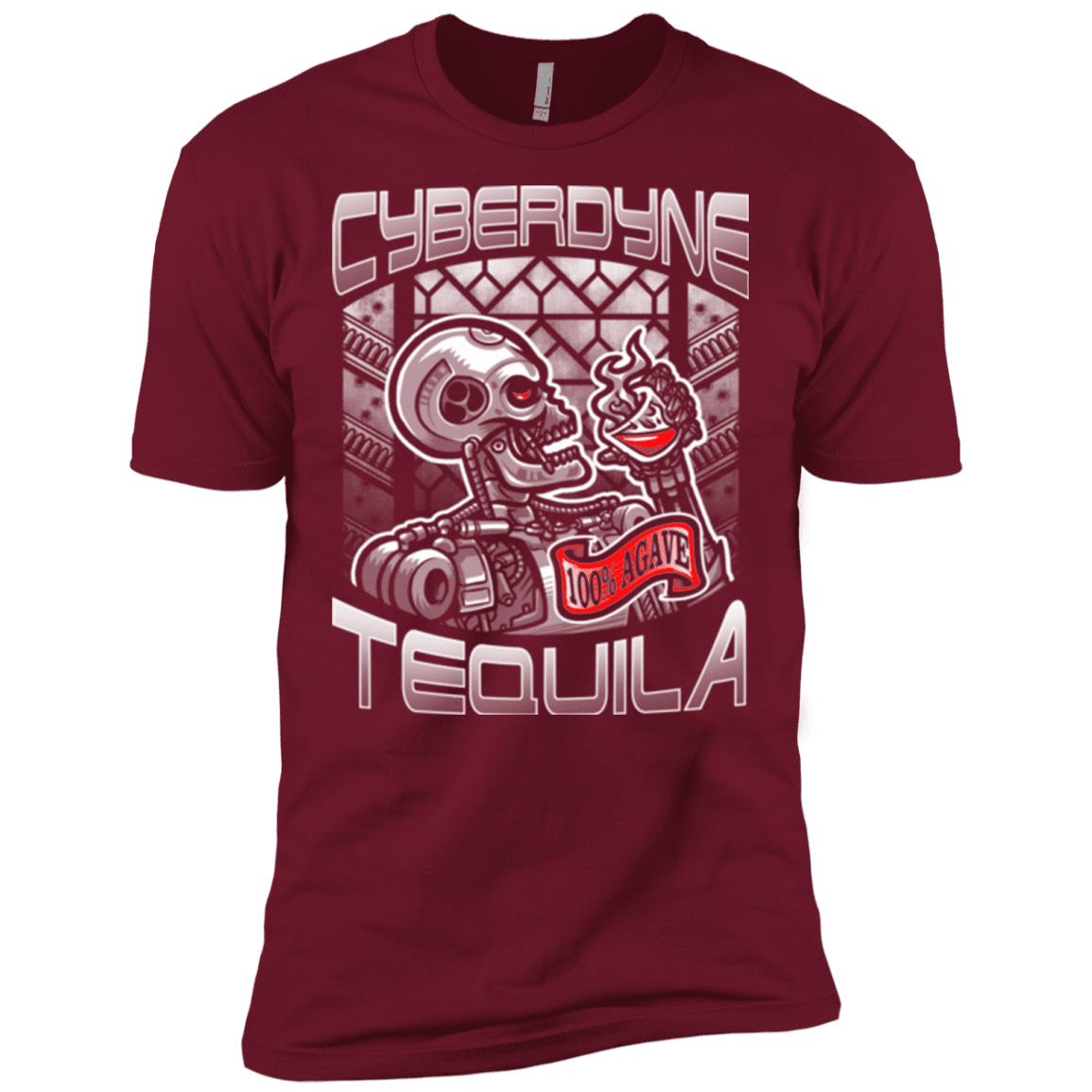 T-Shirts Cardinal / X-Small Cyberdyne Whiskey Men's Premium T-Shirt