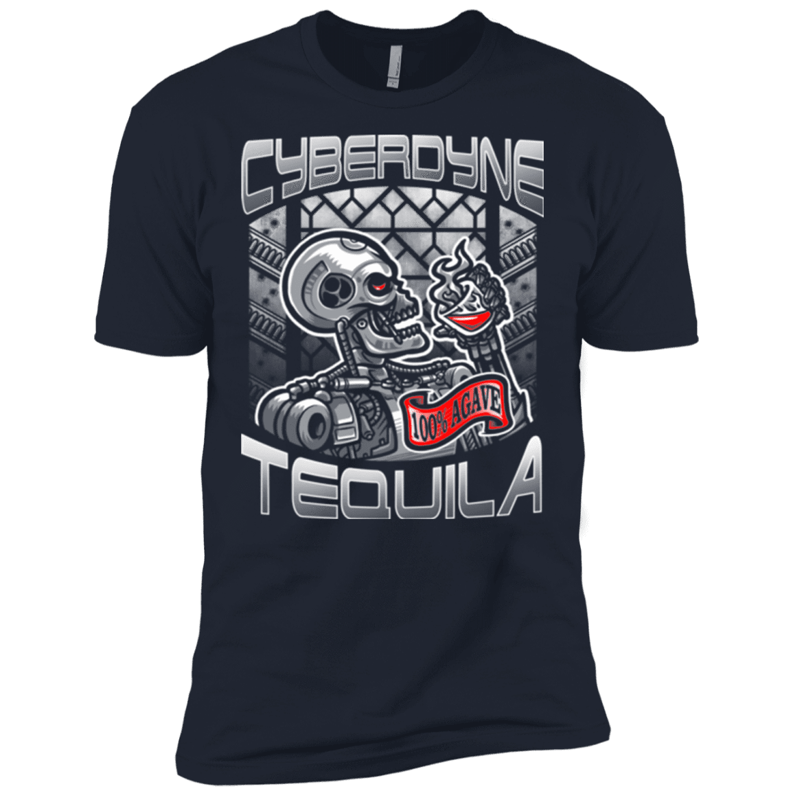 T-Shirts Midnight Navy / X-Small Cyberdyne Whiskey Men's Premium T-Shirt