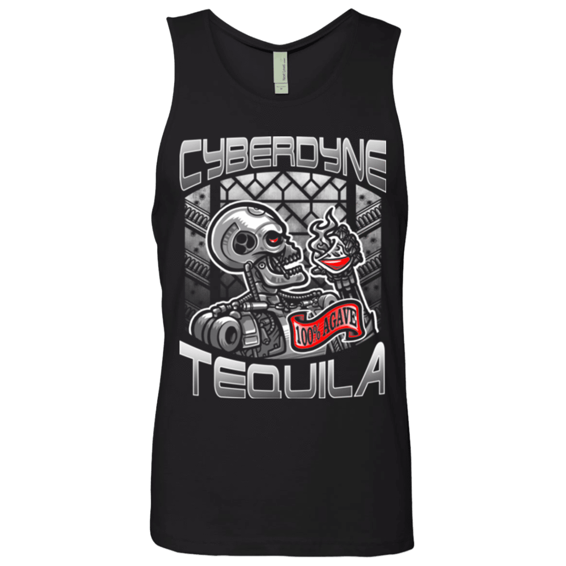 T-Shirts Black / Small Cyberdyne Whiskey Men's Premium Tank Top