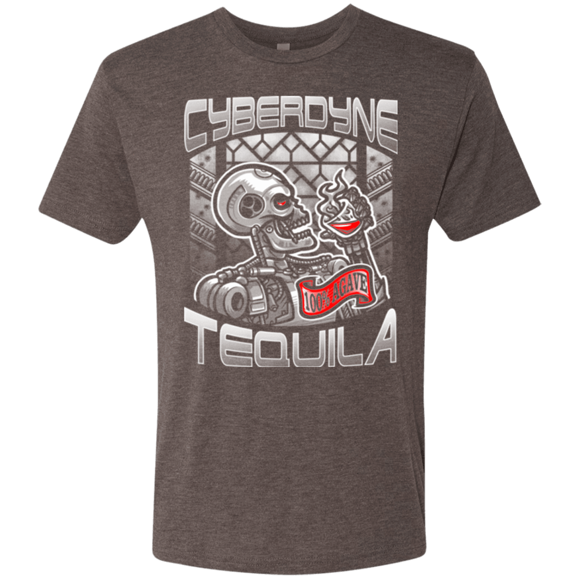 T-Shirts Macchiato / Small Cyberdyne Whiskey Men's Triblend T-Shirt