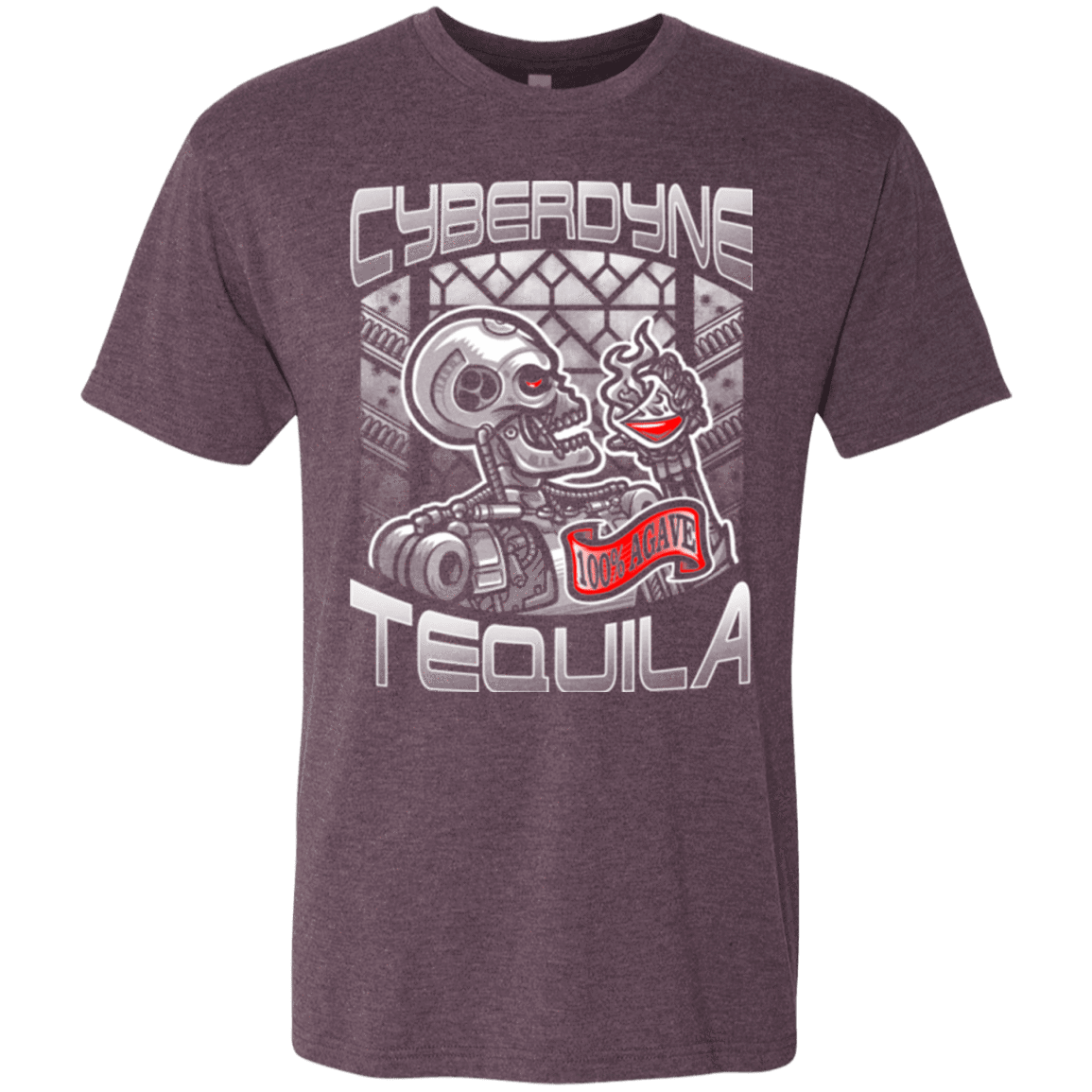 T-Shirts Vintage Purple / Small Cyberdyne Whiskey Men's Triblend T-Shirt