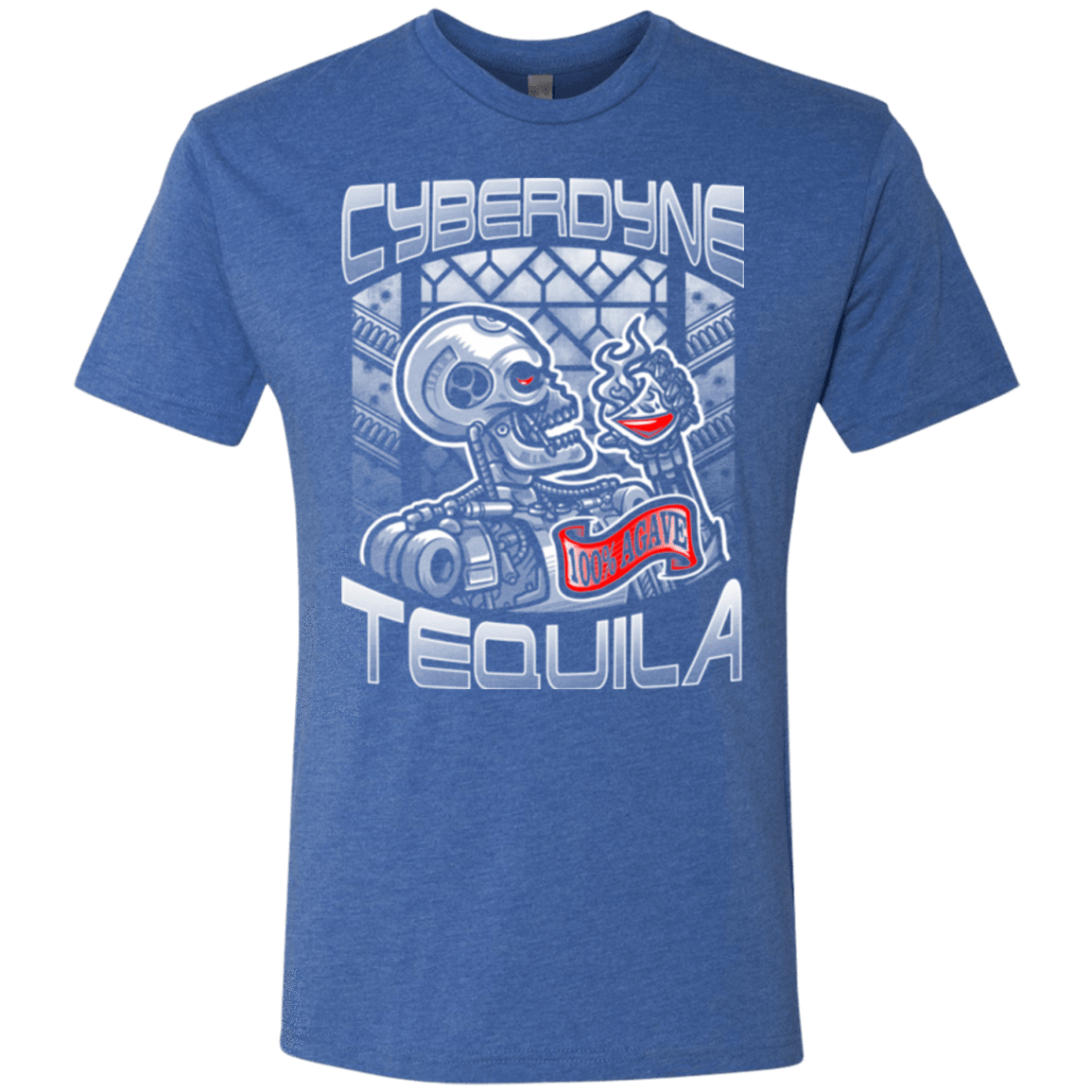 T-Shirts Vintage Royal / Small Cyberdyne Whiskey Men's Triblend T-Shirt