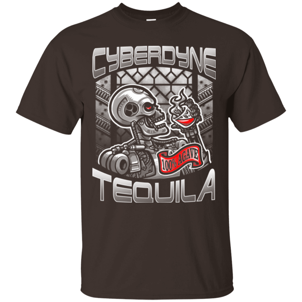 T-Shirts Dark Chocolate / Small Cyberdyne Whiskey T-Shirt