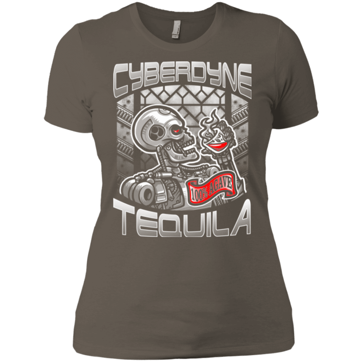 T-Shirts Warm Grey / X-Small Cyberdyne Whiskey Women's Premium T-Shirt