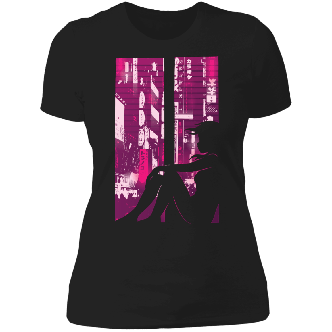 T-Shirts Black / X-Small Cyberpunk Women's Premium T-Shirt
