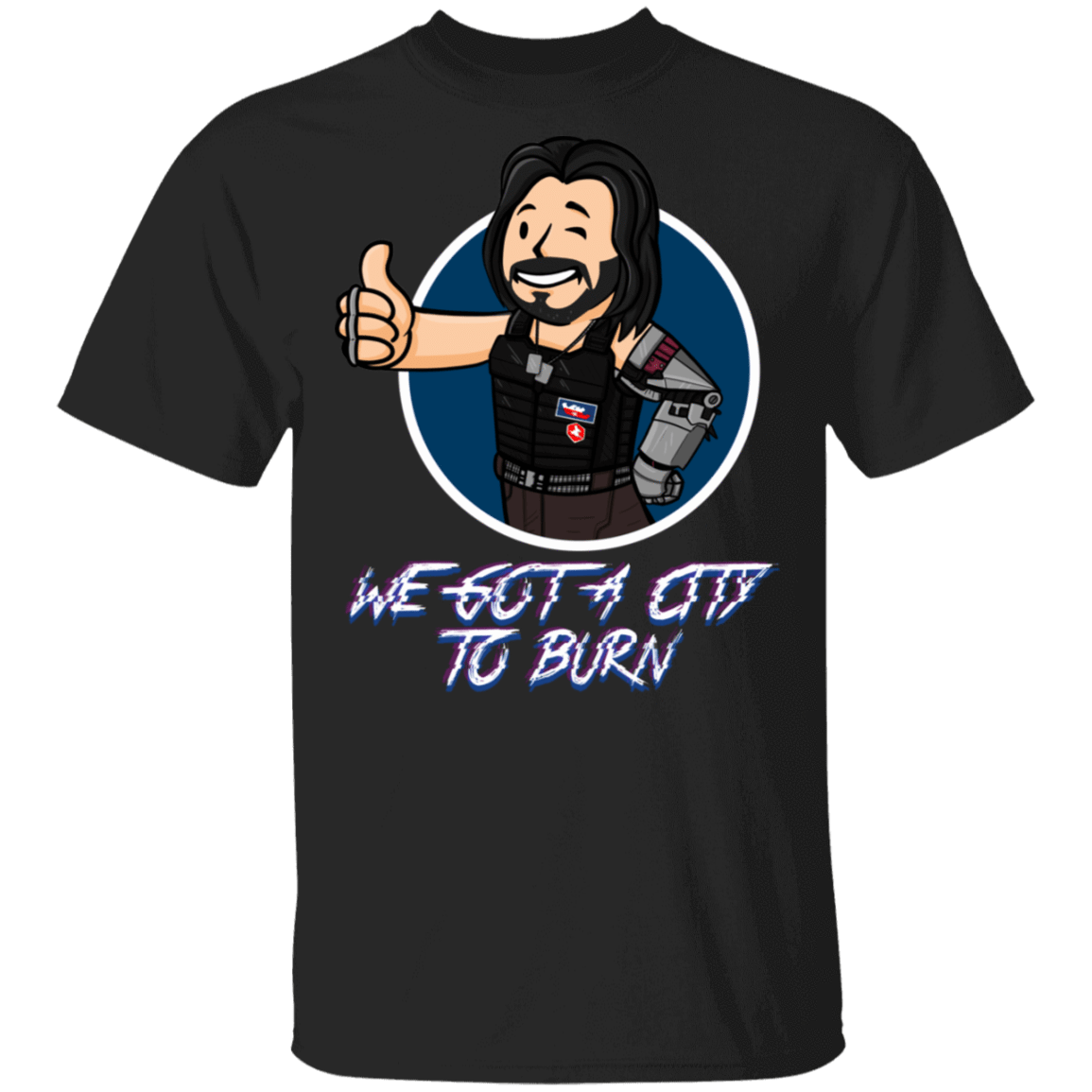 T-Shirts Black / S Cyberpunk77 T-Shirt