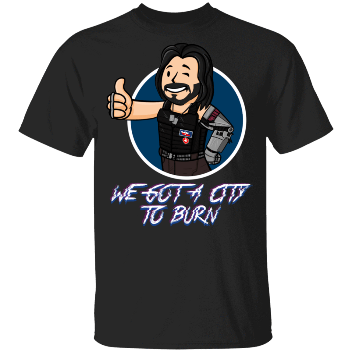 T-Shirts Black / YXS Cyberpunk77 Youth T-Shirt