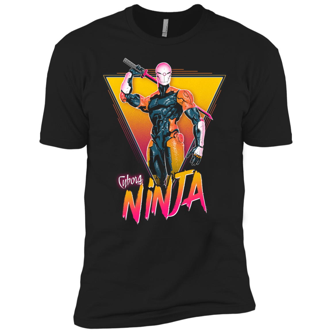 T-Shirts Black / YXS Cyborg Ninja Boys Premium T-Shirt
