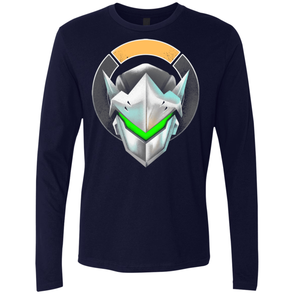 T-Shirts Midnight Navy / Small Cyborg Ninja Men's Premium Long Sleeve