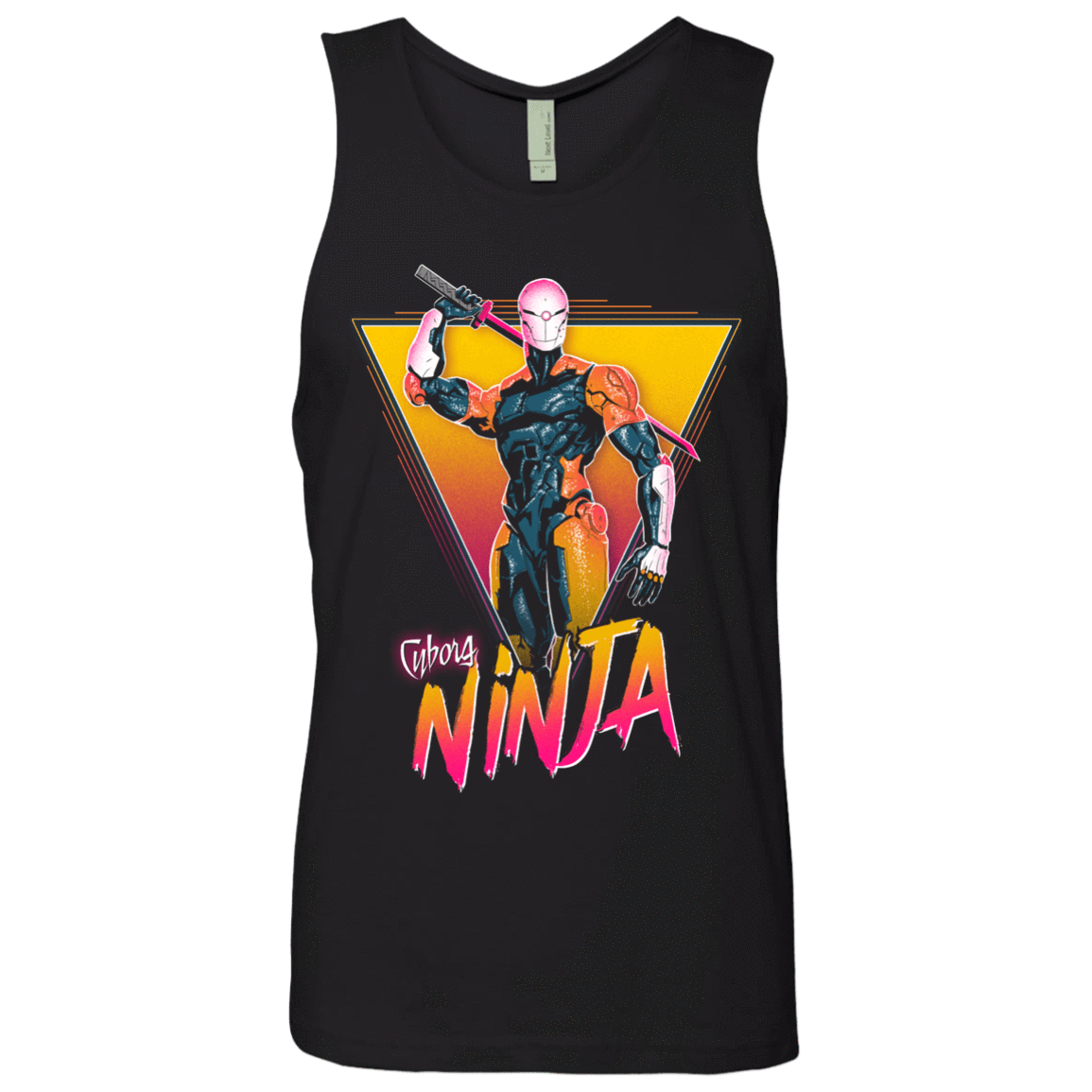 T-Shirts Black / Small Cyborg Ninja Men's Premium Tank Top