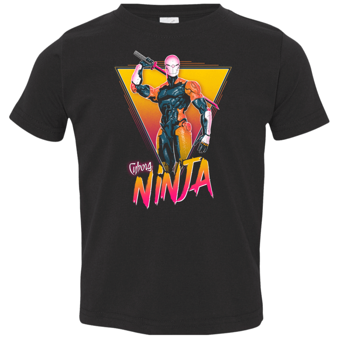 T-Shirts Black / 2T Cyborg Ninja Toddler Premium T-Shirt