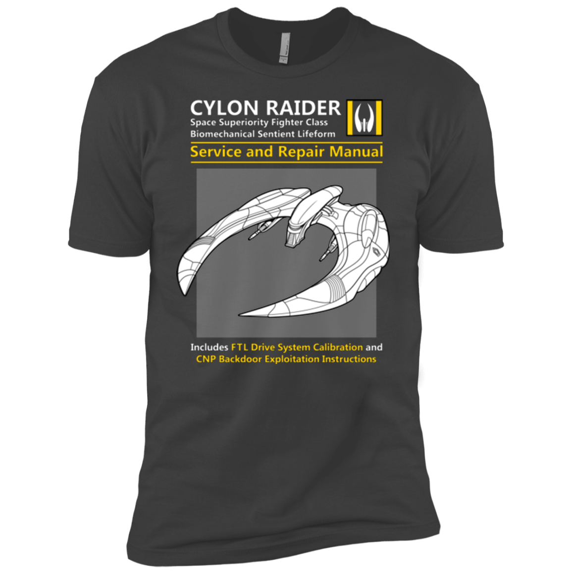 T-Shirts Heavy Metal / YXS CYLON RAIDER SERVICE & REPAIR MANUAL Boys Premium T-Shirt