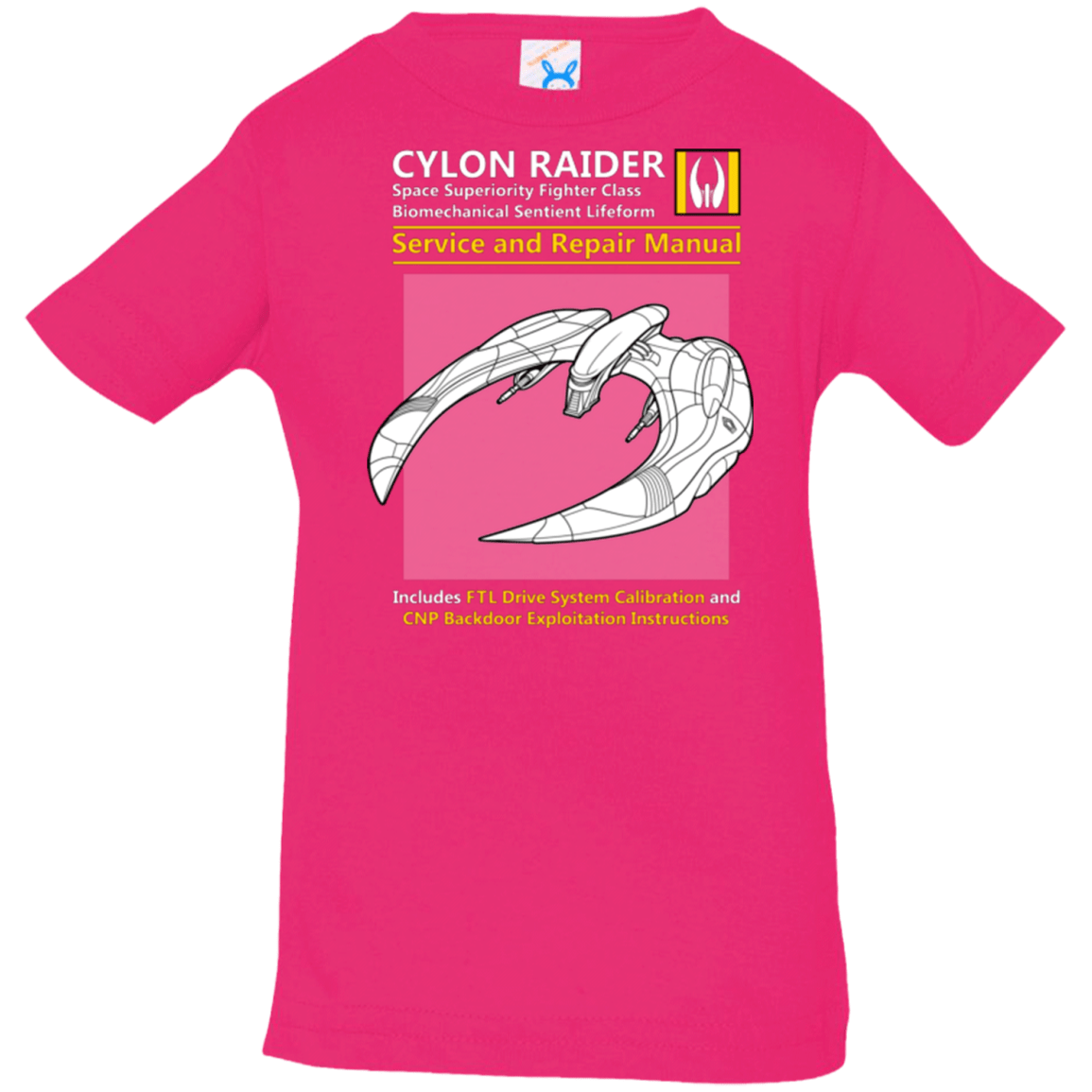 T-Shirts Hot Pink / 6 Months CYLON RAIDER SERVICE & REPAIR MANUAL Infant Premium T-Shirt