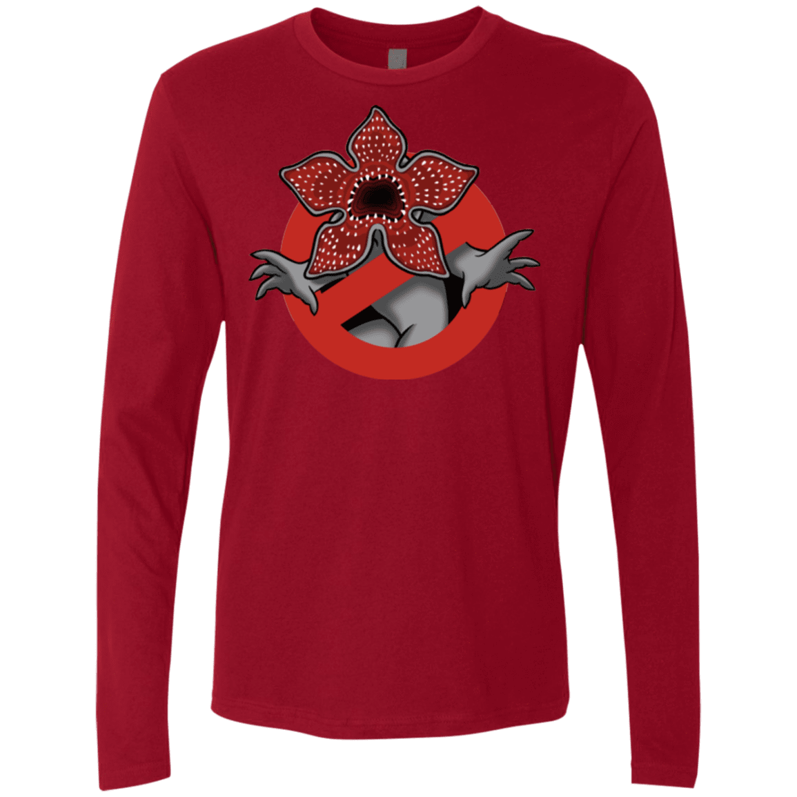 T-Shirts Cardinal / Small D Busters Men's Premium Long Sleeve